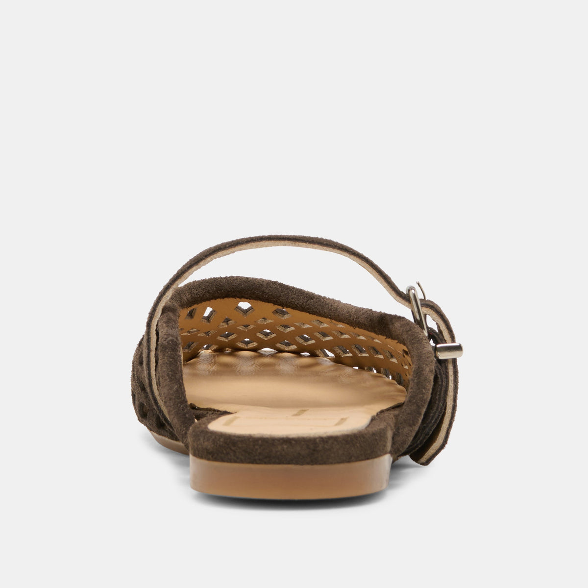 Mirian Dk Brown Suede Flats | Dolce Vita Top Pick