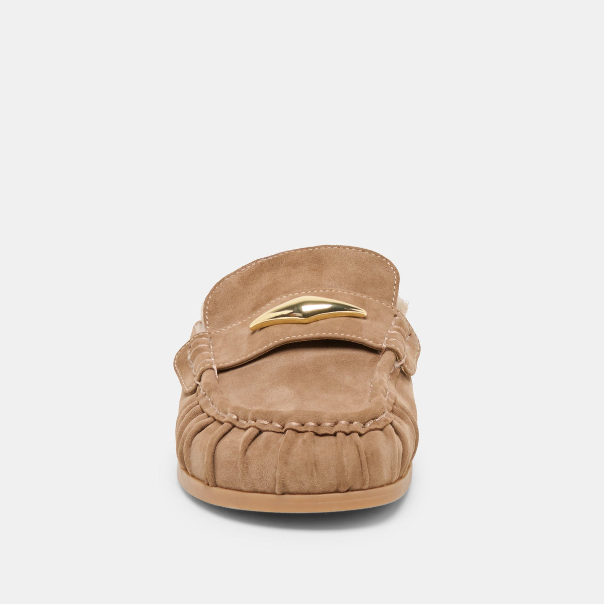 Jodero Plush Mushroom Suede Flats | Dolce Vita Special Offer