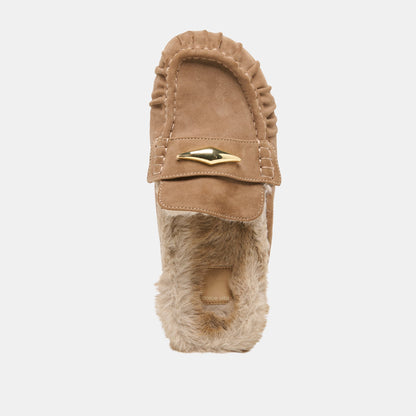 Jodero Plush Mushroom Suede Flats | Dolce Vita Special Offer