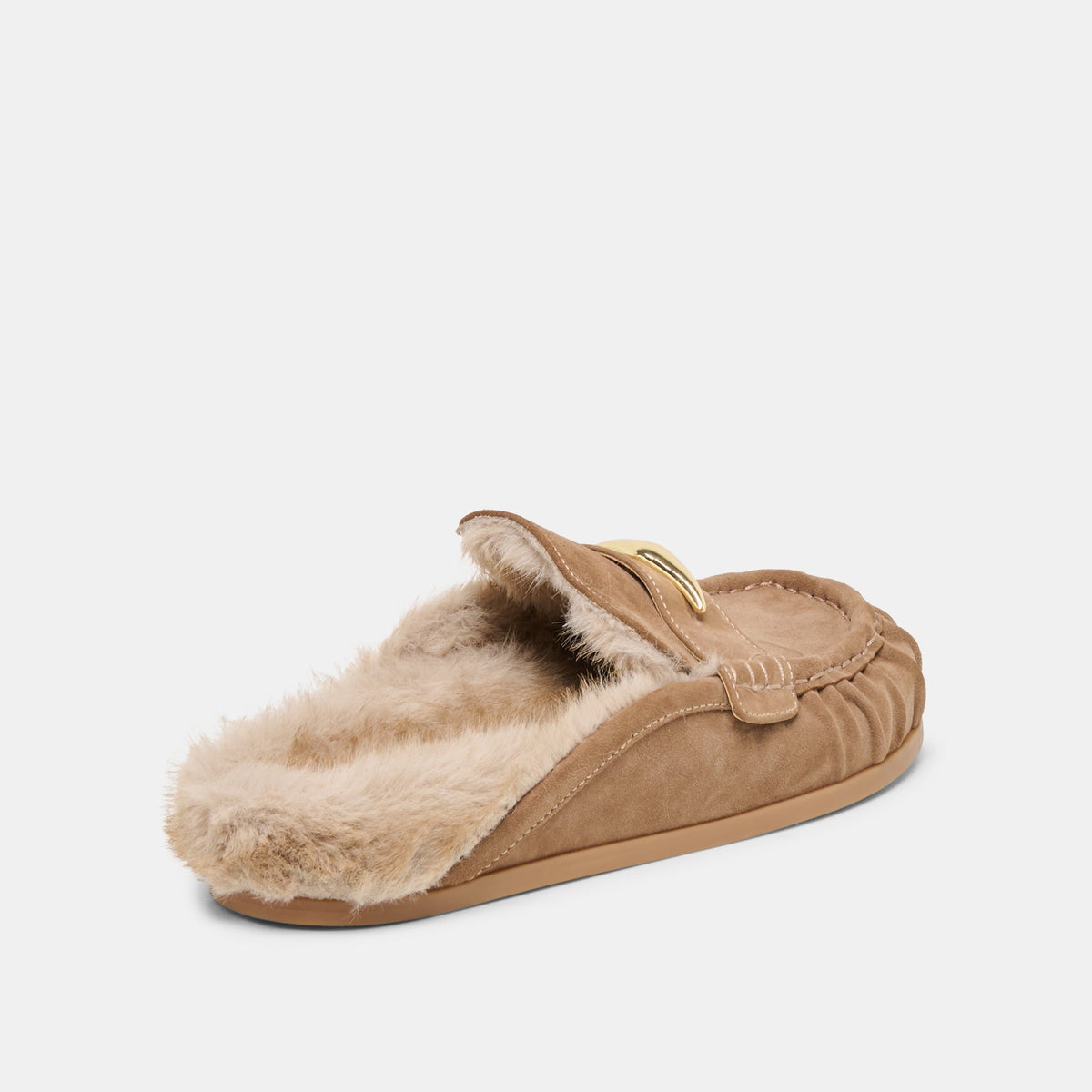 Jodero Plush Mushroom Suede Flats | Dolce Vita Special Offer