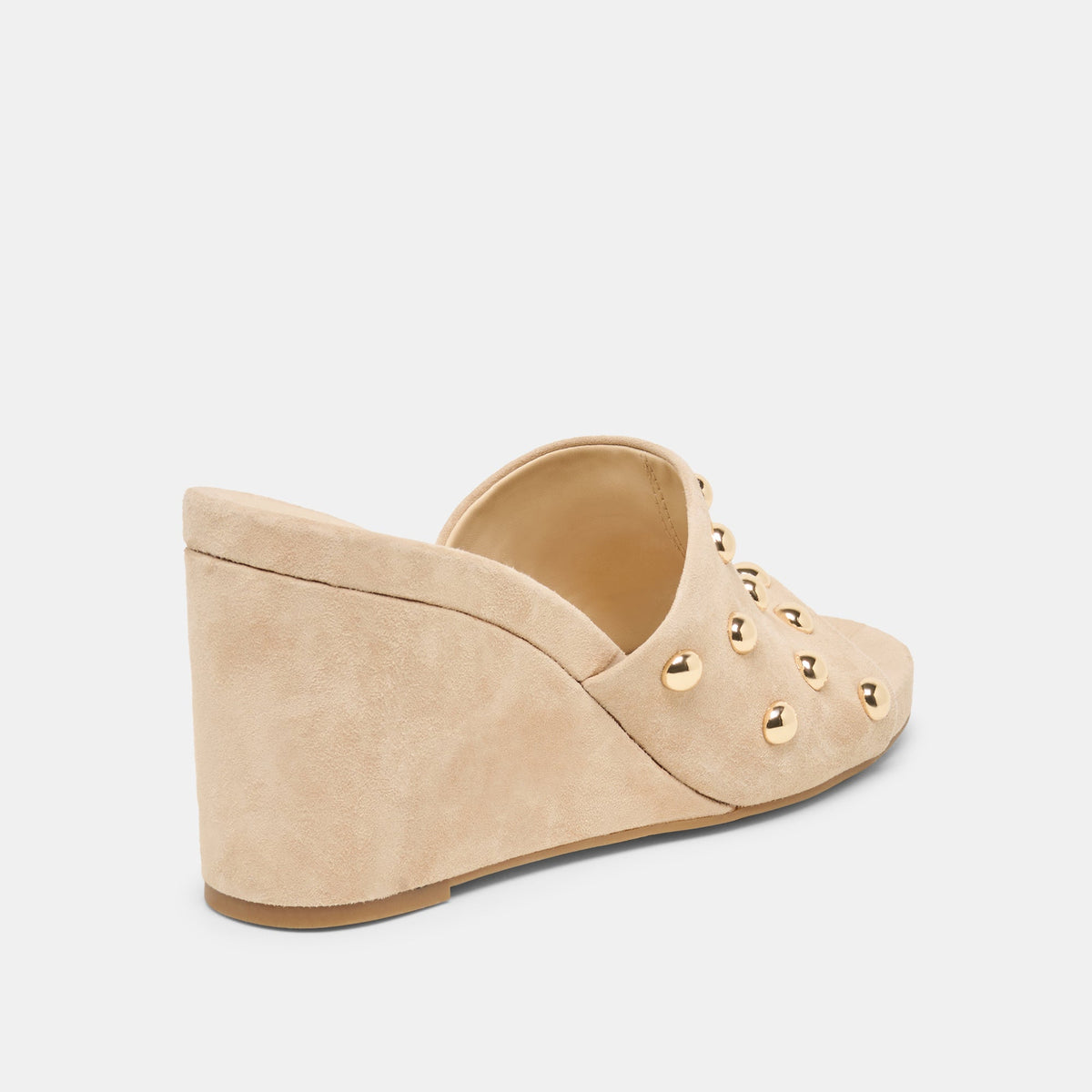 Holta Stud Camel Suede Wedges | Dolce Vita Everyday