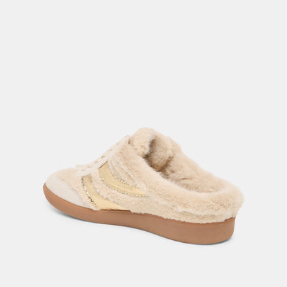 Merit Slide Plush Natural Multi Plush Sneakers | Dolce Vita Smart Buy