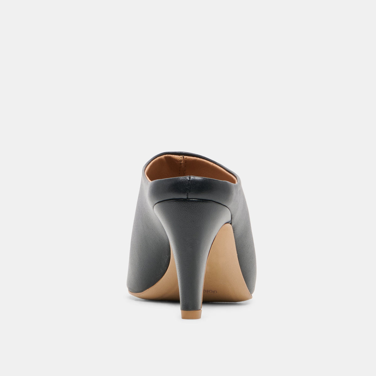 MERY Black Leather Peep-Toe Heels | Dolce Vita Great Value