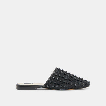 Rova Bead Onyx Beaded Mesh Flats | Dolce Vita Premium