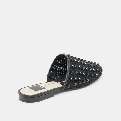 Rova Bead Onyx Beaded Mesh Flats | Dolce Vita Premium