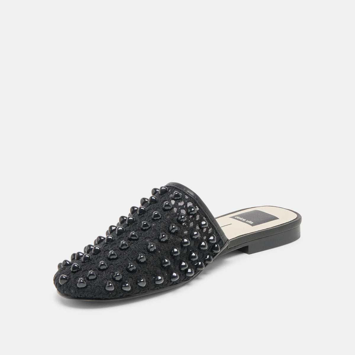 Rova Bead Onyx Beaded Mesh Flats | Dolce Vita Premium