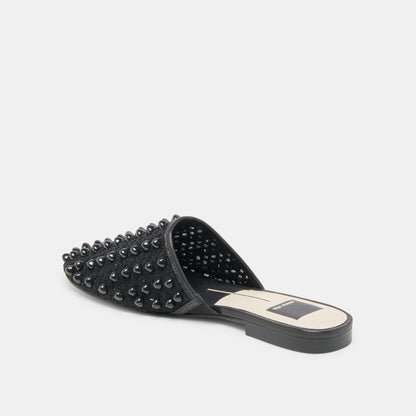 Rova Bead Onyx Beaded Mesh Flats | Dolce Vita Premium
