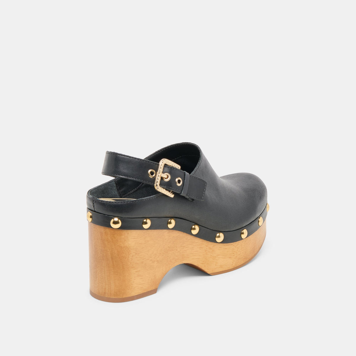 Adelan Black Leather Clogs | Dolce Vita Popular