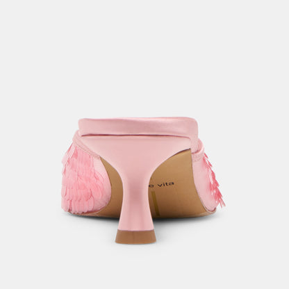 Cleo Sequin Light Pink Sequin Heels | Dolce Vita Customer Favorite
