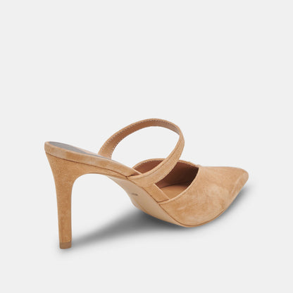 KANIKA WIDE HEELS TAN SUEDE
 – Dolce Vita | Dolce Vita Value
