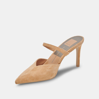 KANIKA WIDE HEELS TAN SUEDE
 – Dolce Vita | Dolce Vita Value