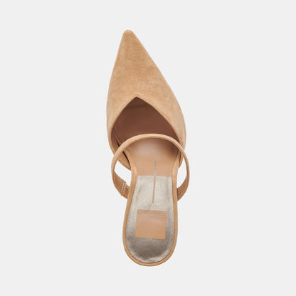 KANIKA WIDE HEELS TAN SUEDE
 – Dolce Vita | Dolce Vita Value