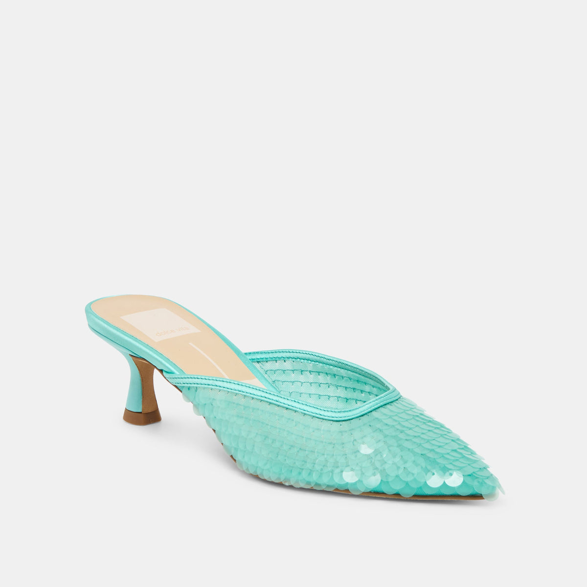 Cleo Sequin Aqua Sequin Heels | Dolce Vita Popular