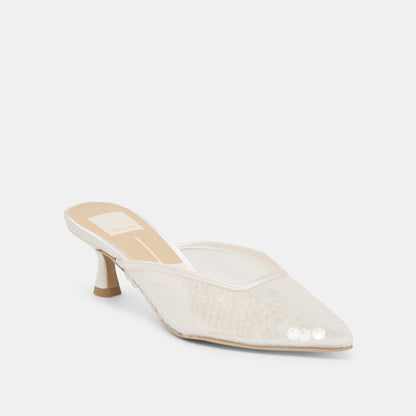 Cleo Ivory Sequin Heels | Dolce Vita Sale