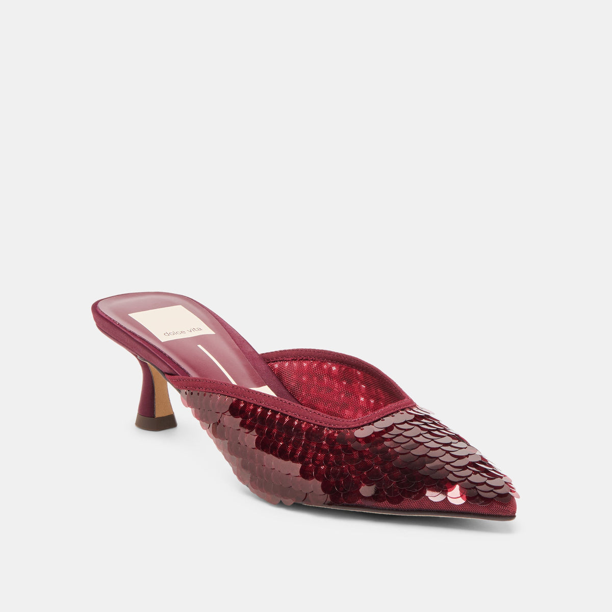 Cleo Cranberry Sequin Heels | Dolce Vita Popular