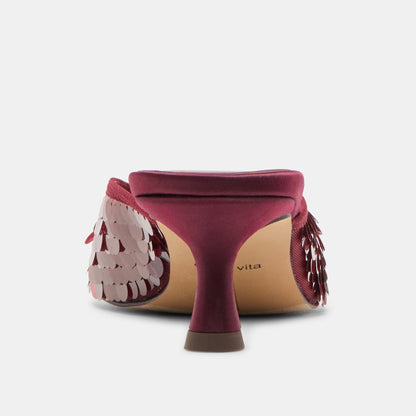 Cleo Cranberry Sequin Heels | Dolce Vita Popular