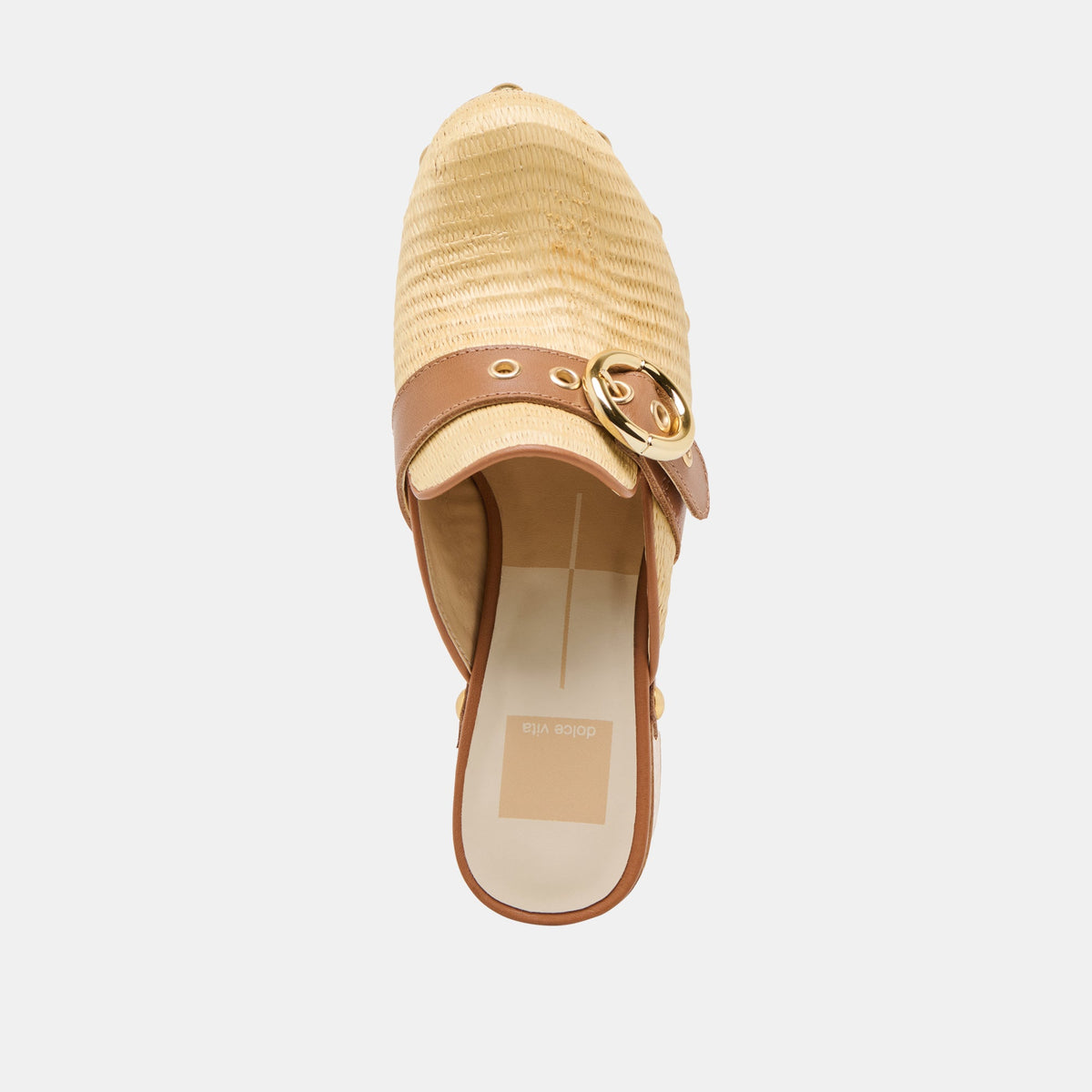 Debrah Lt Natural Raffia Clogs | Dolce Vita Latest
