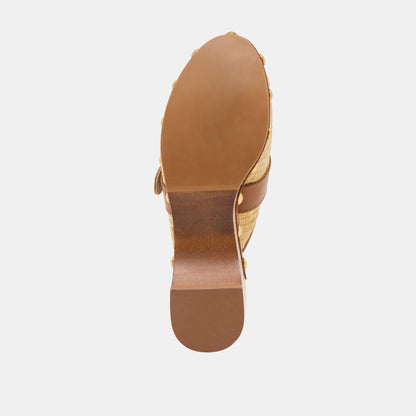 Debrah Lt Natural Raffia Clogs | Dolce Vita Latest