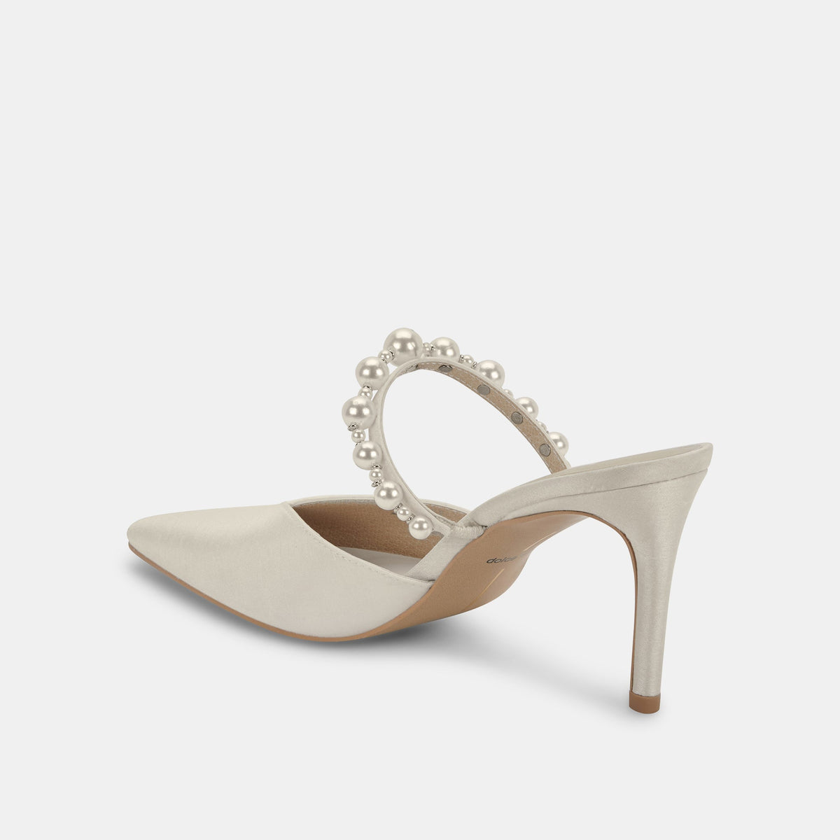 KANIKA Pearl Heels Vanilla Silk | Vanilla Silk Pearl Tapered Heels
 – Dolce Vita | Dolce Vita Discount