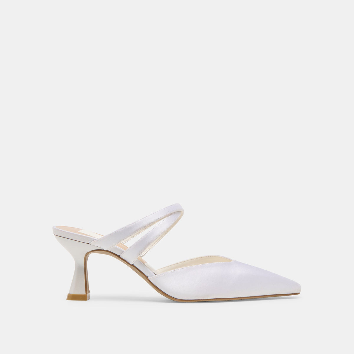Linore True White Satin Heels | Dolce Vita Latest