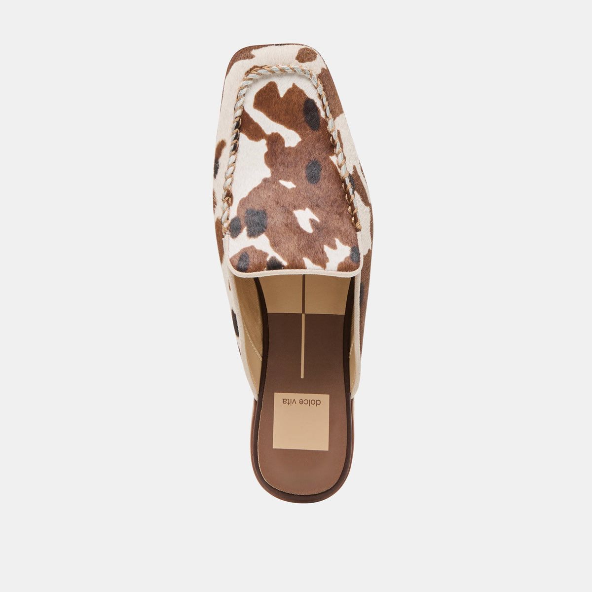 Bradly Cocoa Taurus Calf Hair Flats | Dolce Vita Premium