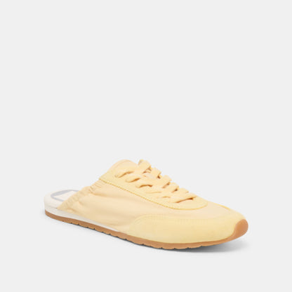 Daris Lt Yellow Nylon Sneakers | Dolce Vita Value