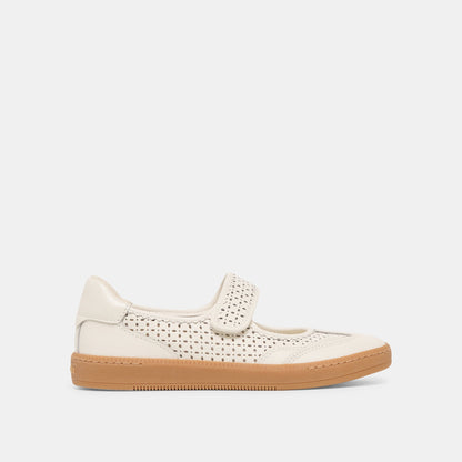 Nanet White Perforated Leather Sneakers | Dolce Vita Hot Sale