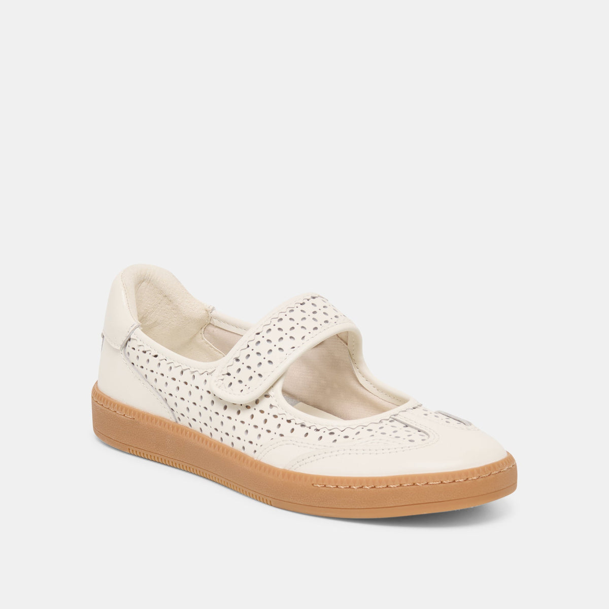 Nanet White Perforated Leather Sneakers | Dolce Vita Hot Sale