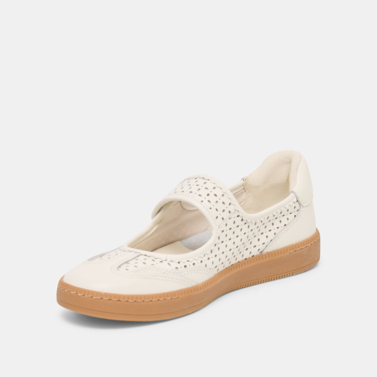 Nanet White Perforated Leather Sneakers | Dolce Vita Hot Sale
