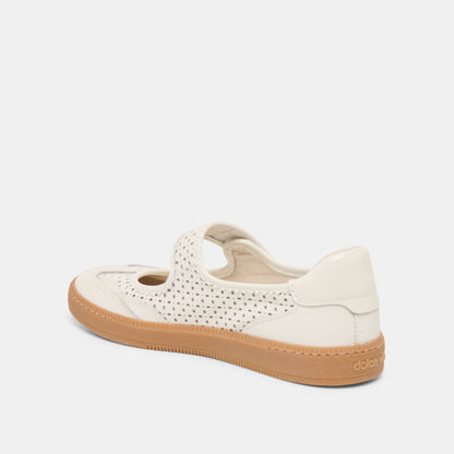 Nanet White Perforated Leather Sneakers | Dolce Vita Hot Sale
