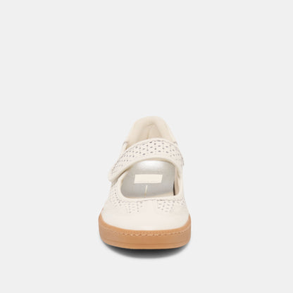 Nanet White Perforated Leather Sneakers | Dolce Vita Hot Sale