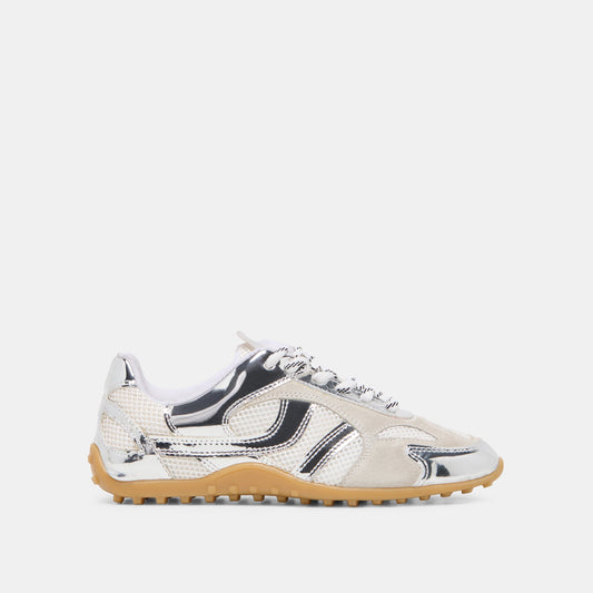 Myles Silver Multi Leather Sneakers | Dolce Vita Recommended
