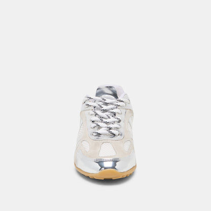 Myles Silver Multi Leather Sneakers | Dolce Vita Recommended
