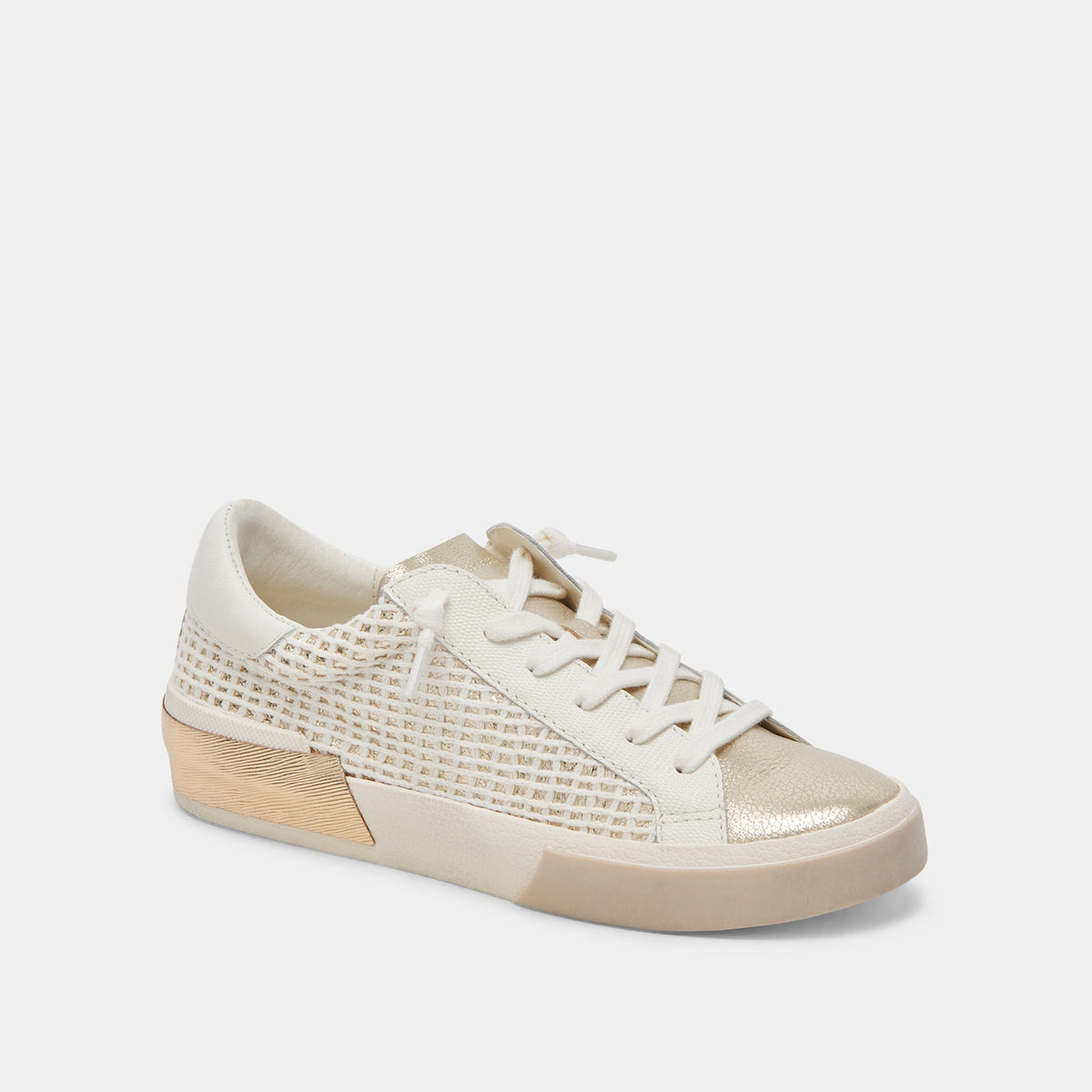ZINA SNEAKERS BONE GOLD WOVEN
 – Dolce Vita | Dolce Vita Special Offer