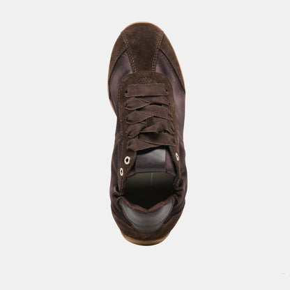 Dakoda Dk Brown Satin Sneakers | Dolce Vita Recommended