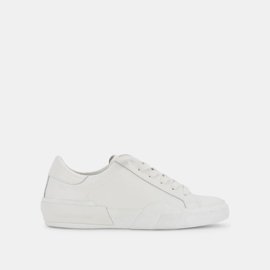 Zina 306 Sneakers White Recycled Leather | White Leather Sneakers
 – Dolce Vita | Dolce Vita Best Seller