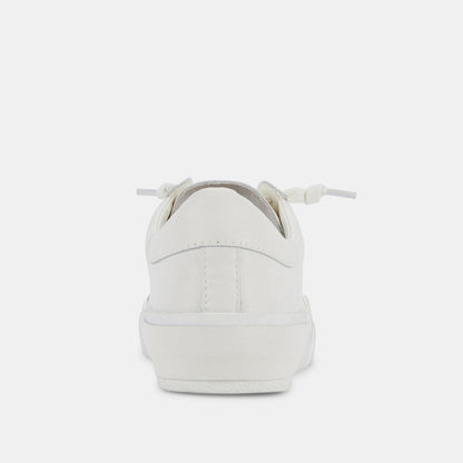 Zina 306 Sneakers White Recycled Leather | White Leather Sneakers
 – Dolce Vita | Dolce Vita Best Seller