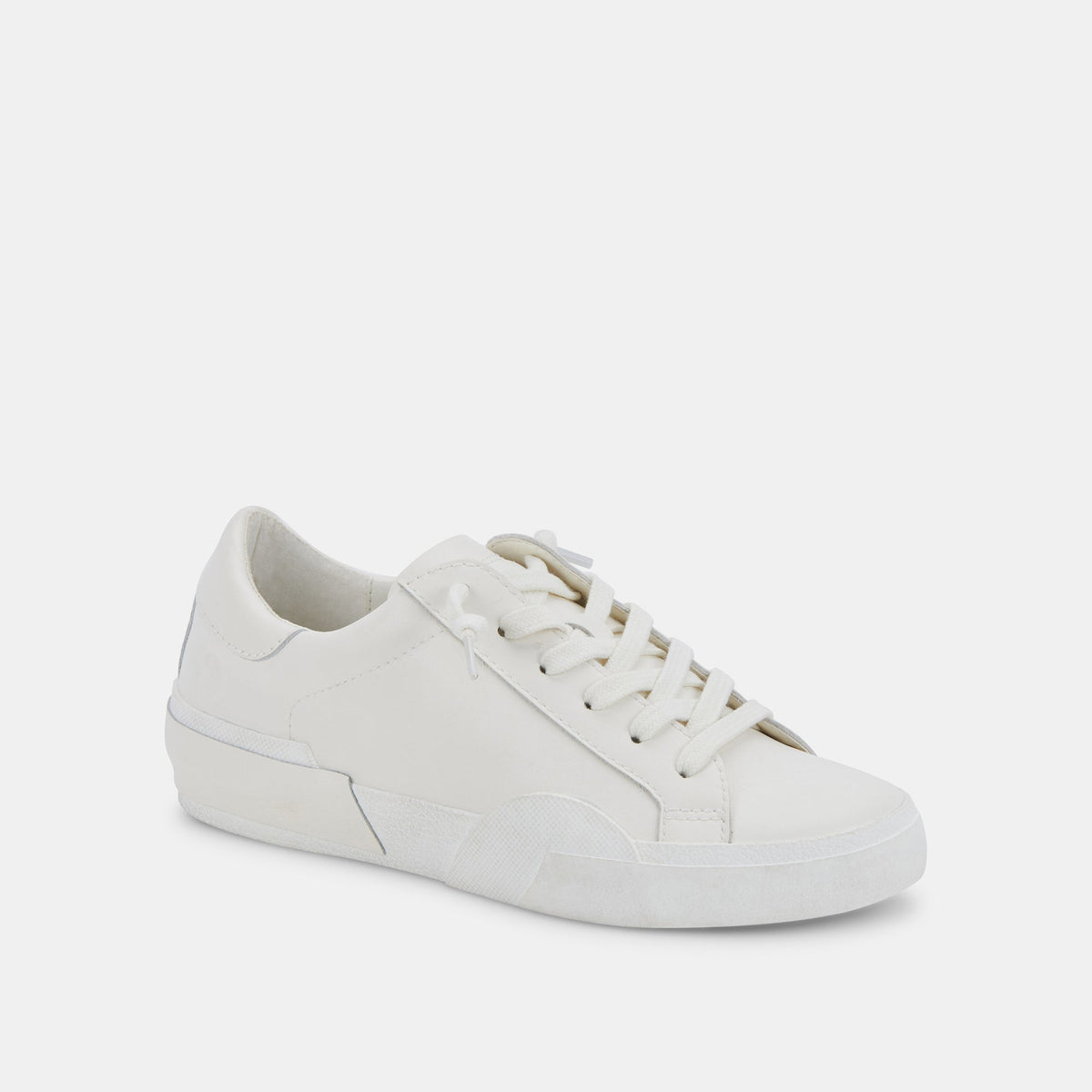 Zina 306 Sneakers White Recycled Leather | White Leather Sneakers
 – Dolce Vita | Dolce Vita Best Seller