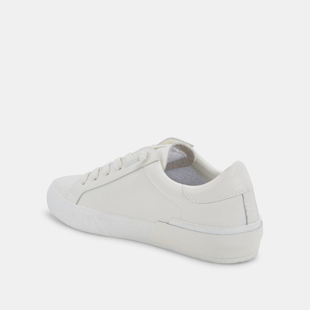 Zina 306 Sneakers White Recycled Leather | White Leather Sneakers
 – Dolce Vita | Dolce Vita Best Seller