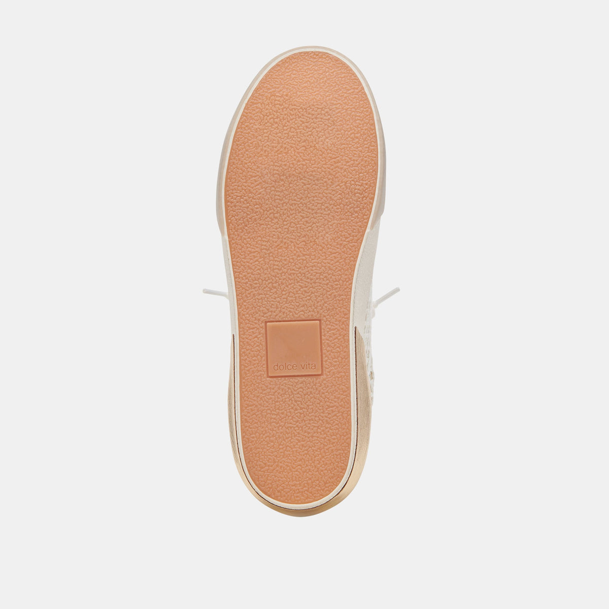 Zina Bone Gold Woven Wide Sneakers | Dolce Vita Featured