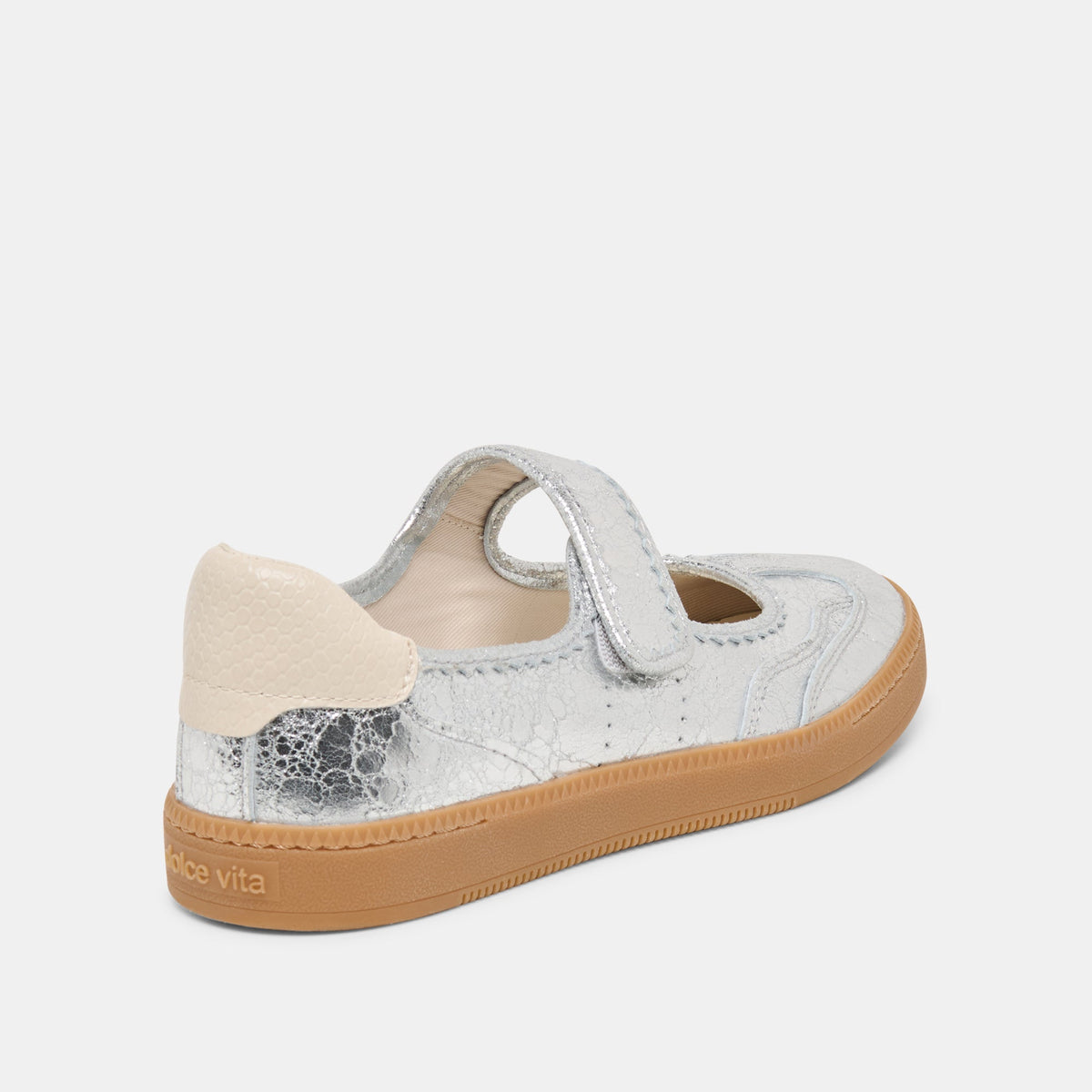 Nanet Silver Leather Sneakers | Dolce Vita Best Seller