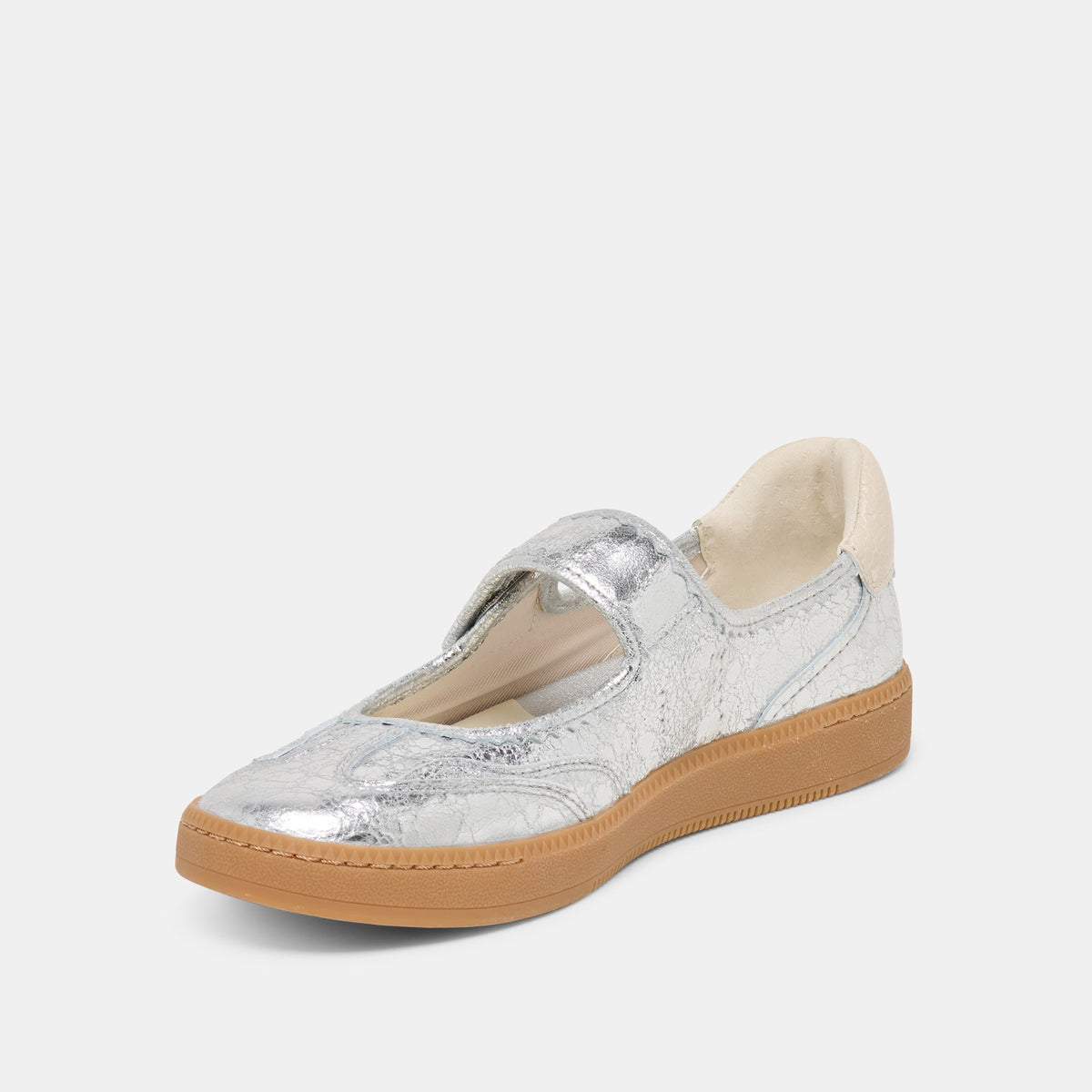 Nanet Silver Leather Sneakers | Dolce Vita Best Seller
