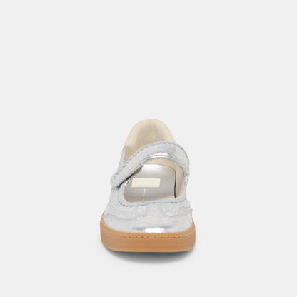 Nanet Silver Leather Sneakers | Dolce Vita Best Seller
