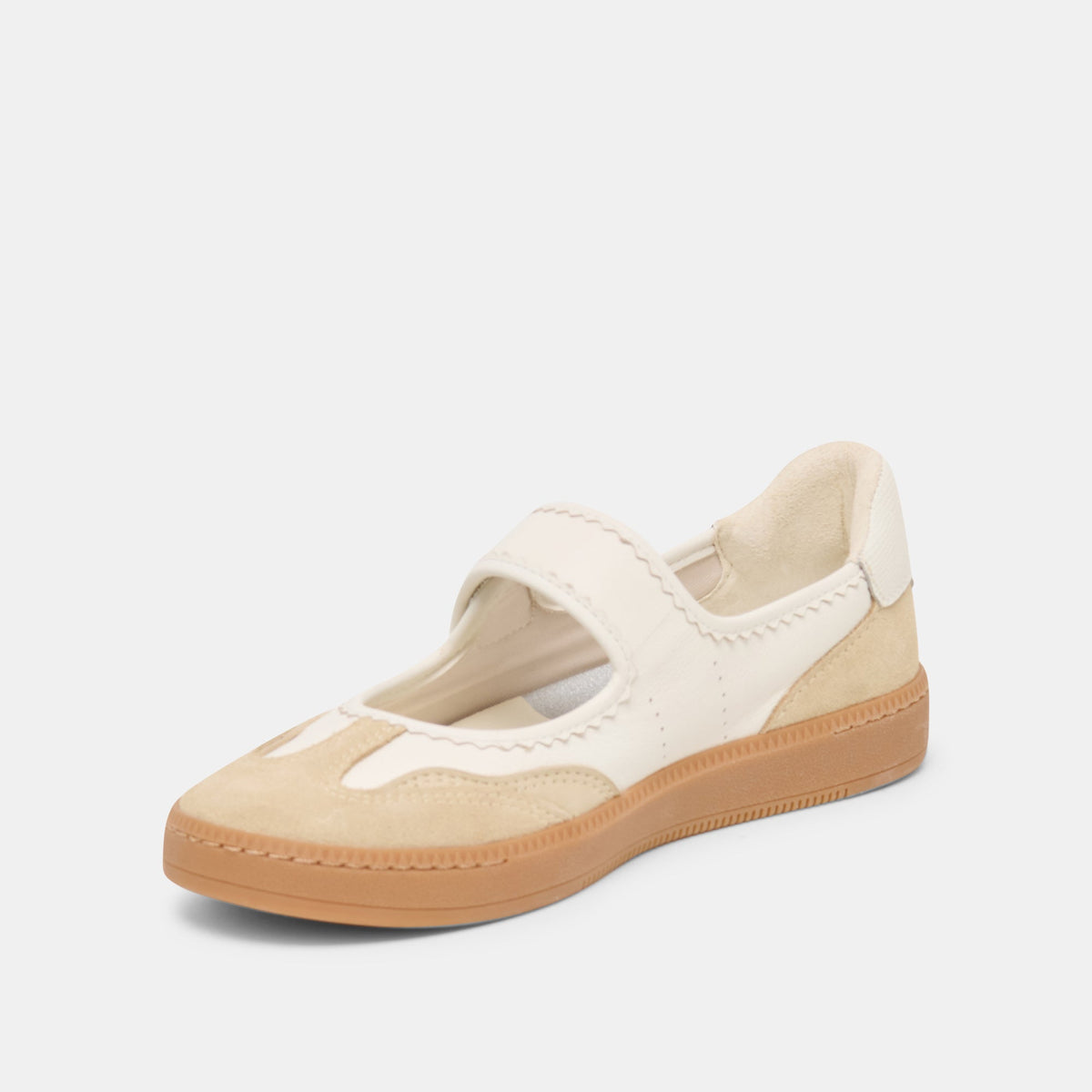 Nanet Ivory Multi Leather Sneakers | Dolce Vita Latest