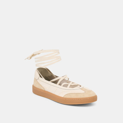 Nyomie Ivory Multi Leather Sneakers | Dolce Vita Signature
