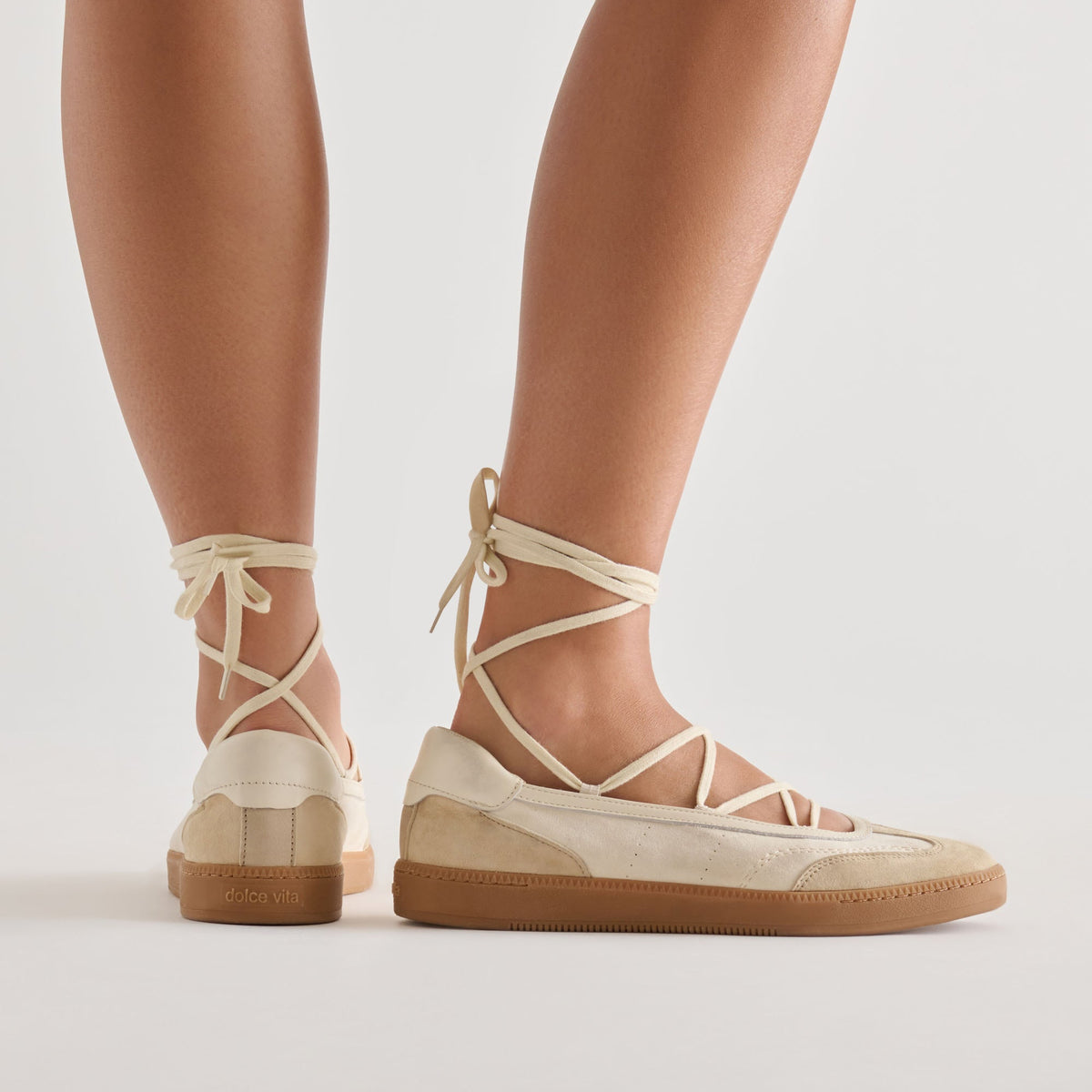 Nyomie Ivory Multi Leather Sneakers | Dolce Vita Signature