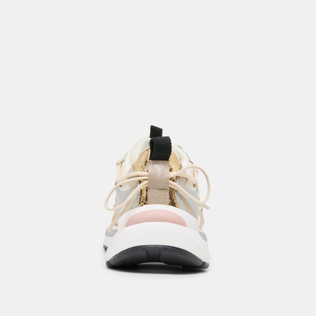 Selmar Silver Gold Leather Sneakers | Dolce Vita New