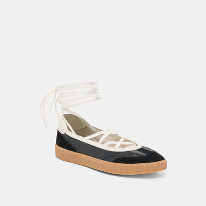 Nyomie Black Leather Sneakers | Dolce Vita Discount