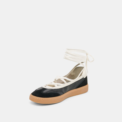 Nyomie Black Leather Sneakers | Dolce Vita Discount