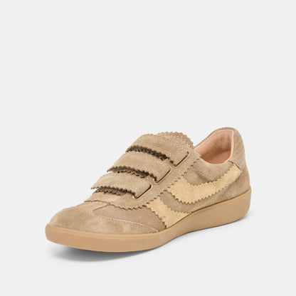 Merit Velcro Taupe Multi Leather Sneakers | Dolce Vita Everyday